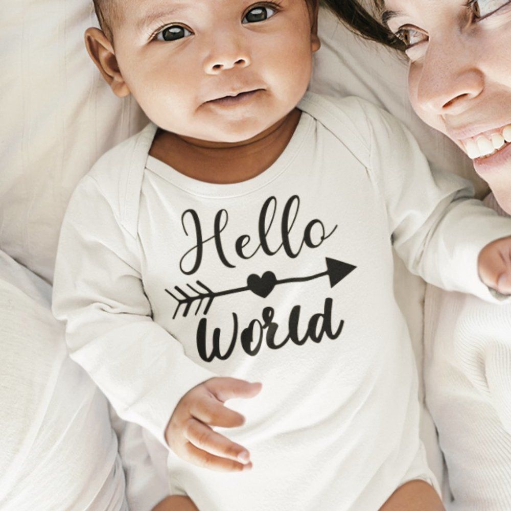 Hello World Long Sleeve Tee